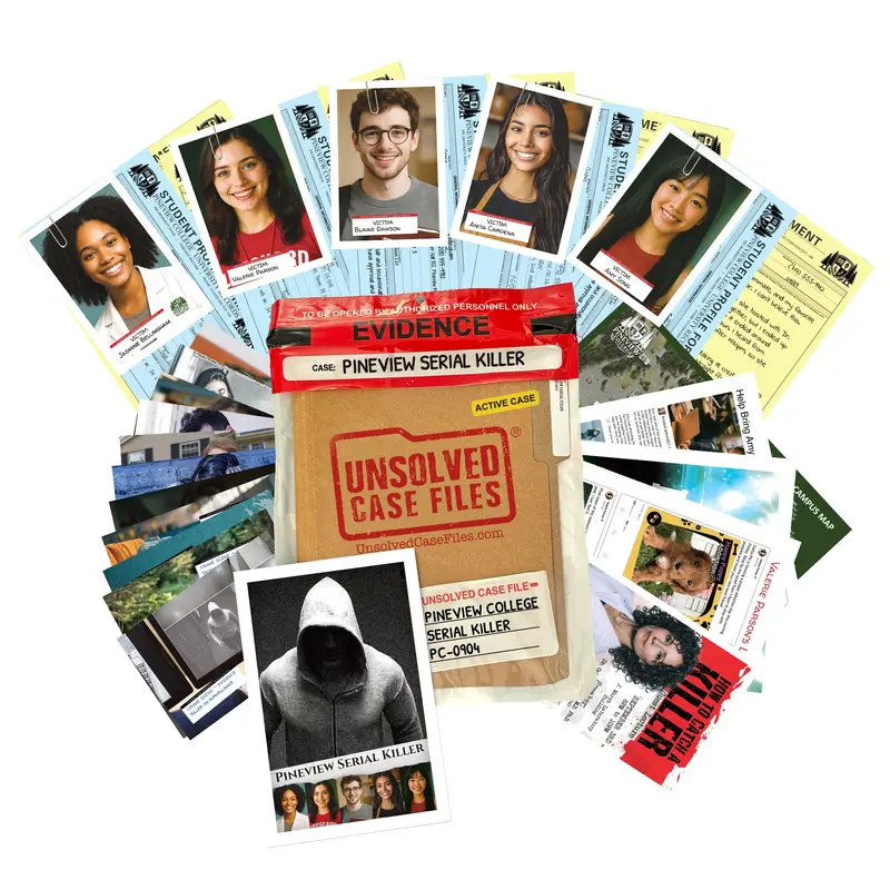 Unsolved Case Files | Pineview Serial Killer - Cold Case Murder Mystery Game | Can You Solve The Crime?