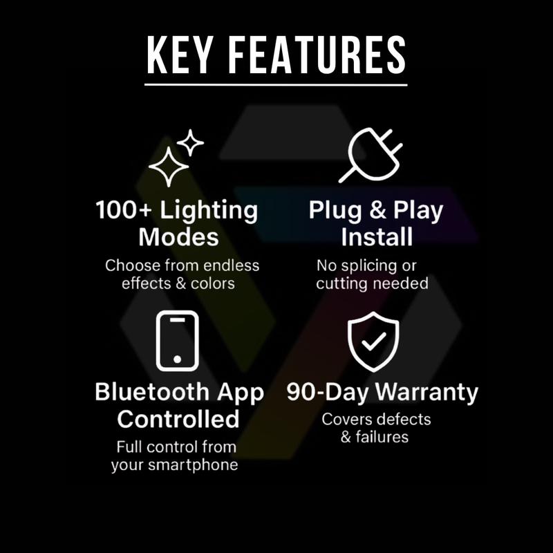 Dodge SRT Scat Bee LED Grille Emblem — RGB Flow-Series, Frosted Lens, App + Remote (Dual Control) Dodge SRT Scat Bee LED Grille Emblem — RGB Flow-Series, Frosted Lens, App + Remote (Dual Control)