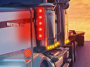 Nilight 2.5Inch Marker Light 4PCS Red Amber 13LED Marker Clearance Light Flush Mount With Plug Grommet Pigtail Hardwired DOT Compliant For 12V Truck Trailer Tractor Buses Vans Boat