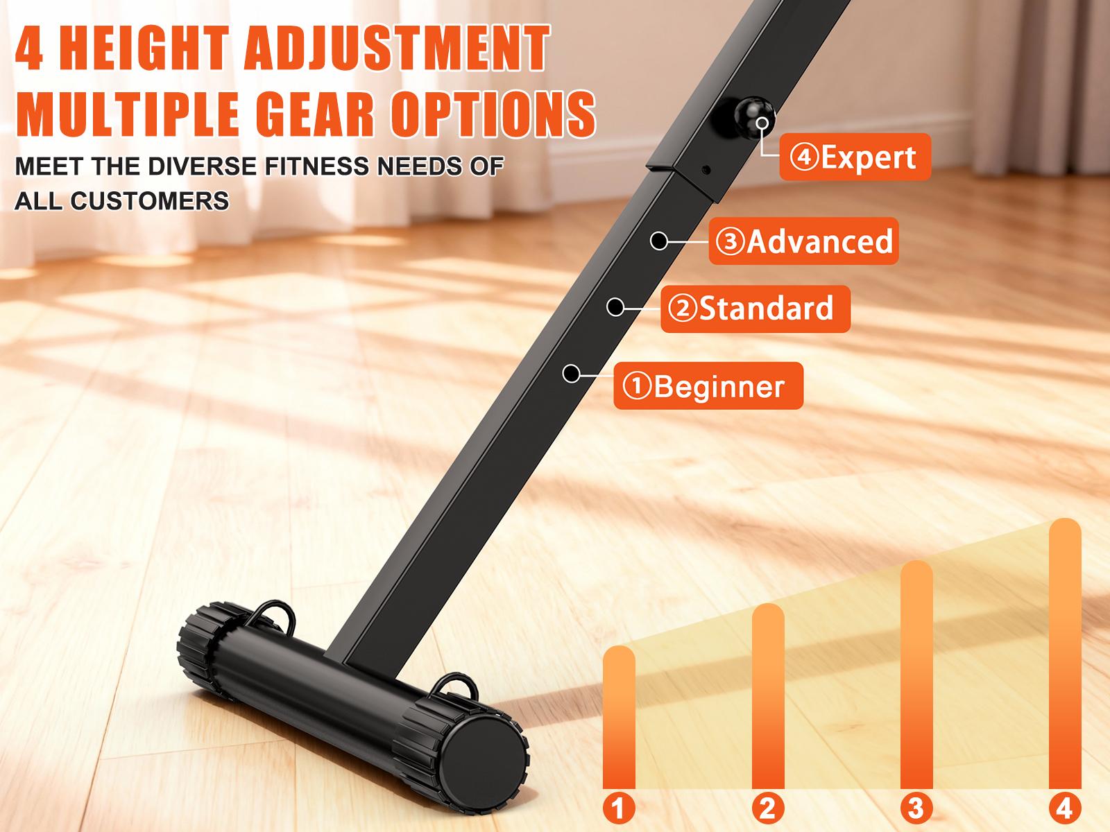 Bearbro Foldable Ab Machine – Foldable Core Workout Equipment for Home Gym with Knee Support, Fitness Equipment Max 440lbs with LCD Display Bearbro Foldable Ab Machine – Foldable Core Workout Equipment for Home Gym with Knee Support, Fitness Equipment Max 440lbs with LCD Display