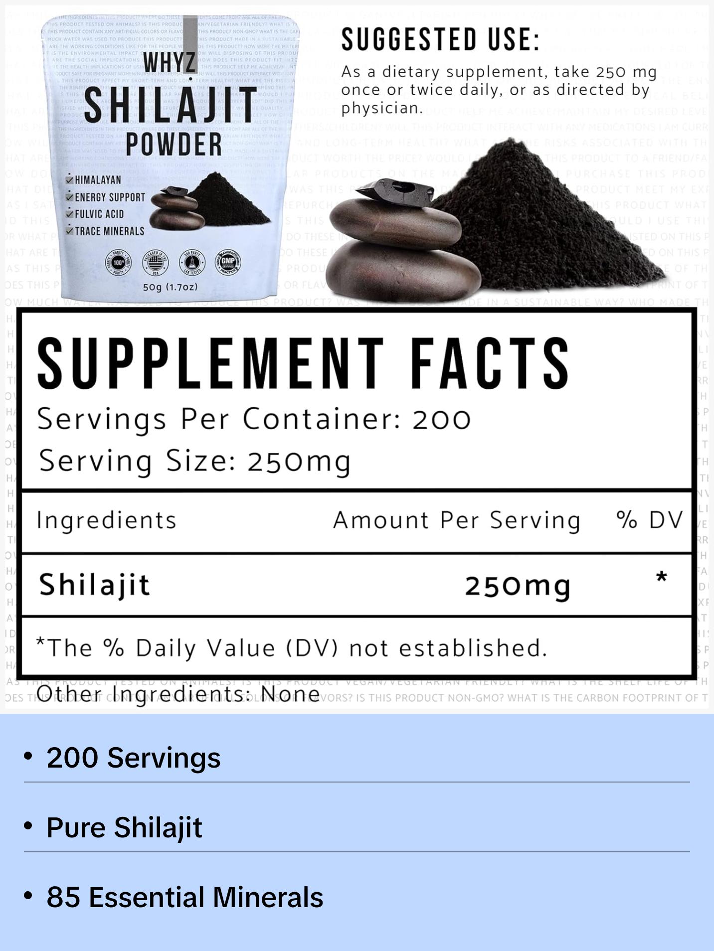 Shilajit Powder, 50g(1.7 oz)