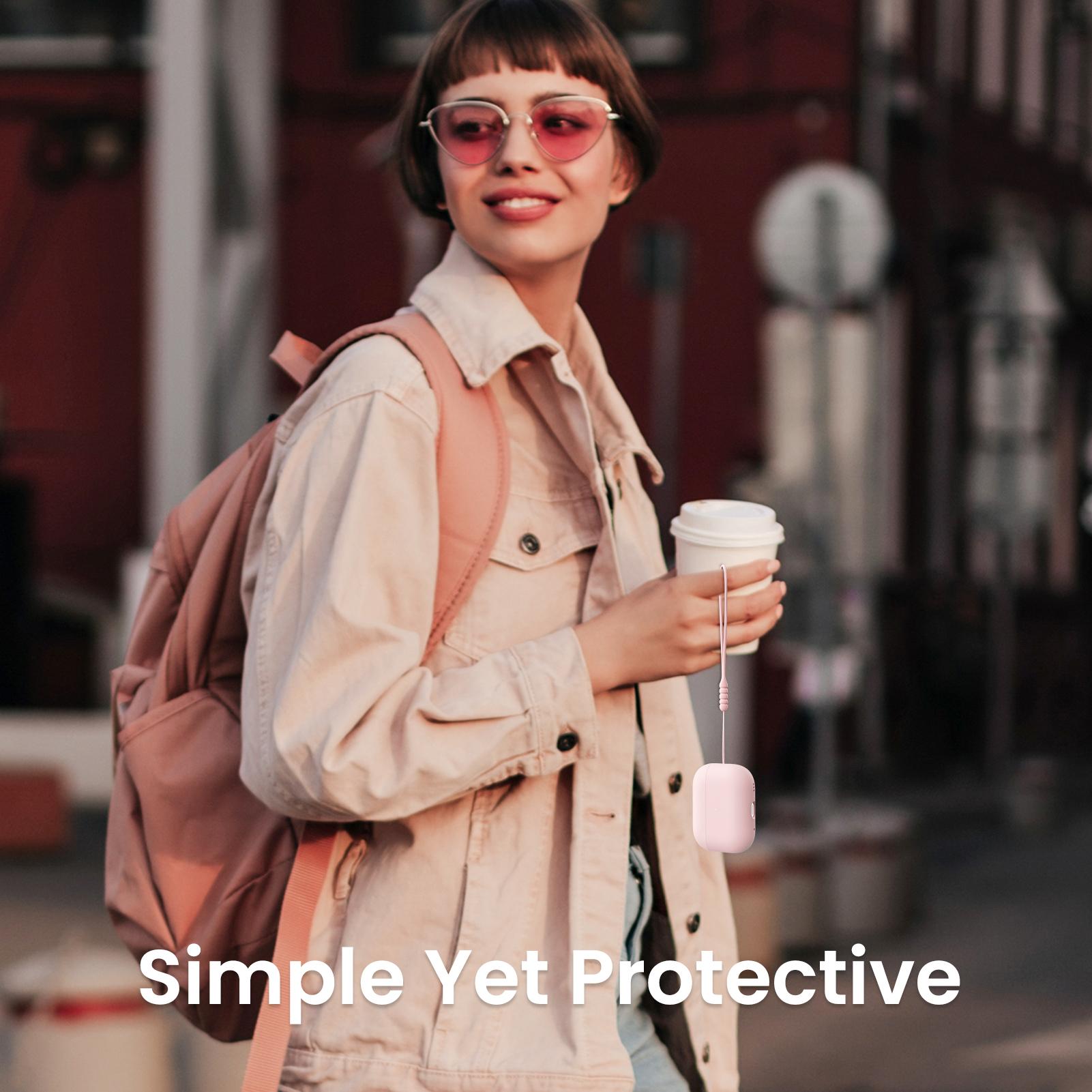 [CASE ONLY] ORNARTO Compatible with AirPods Pro 2 Case 2022, Protective Soft Silicone for AirPods Pro 2nd Generation Case, Front LED Visible Skin Cover Accessories Handheld