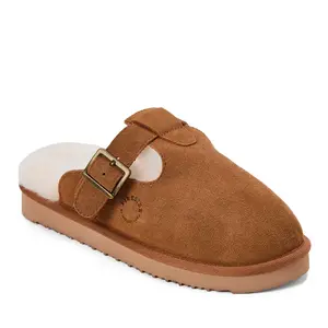Fireside by Dearfoams Women's Maitland Genuine Shearling Scuff Slipper