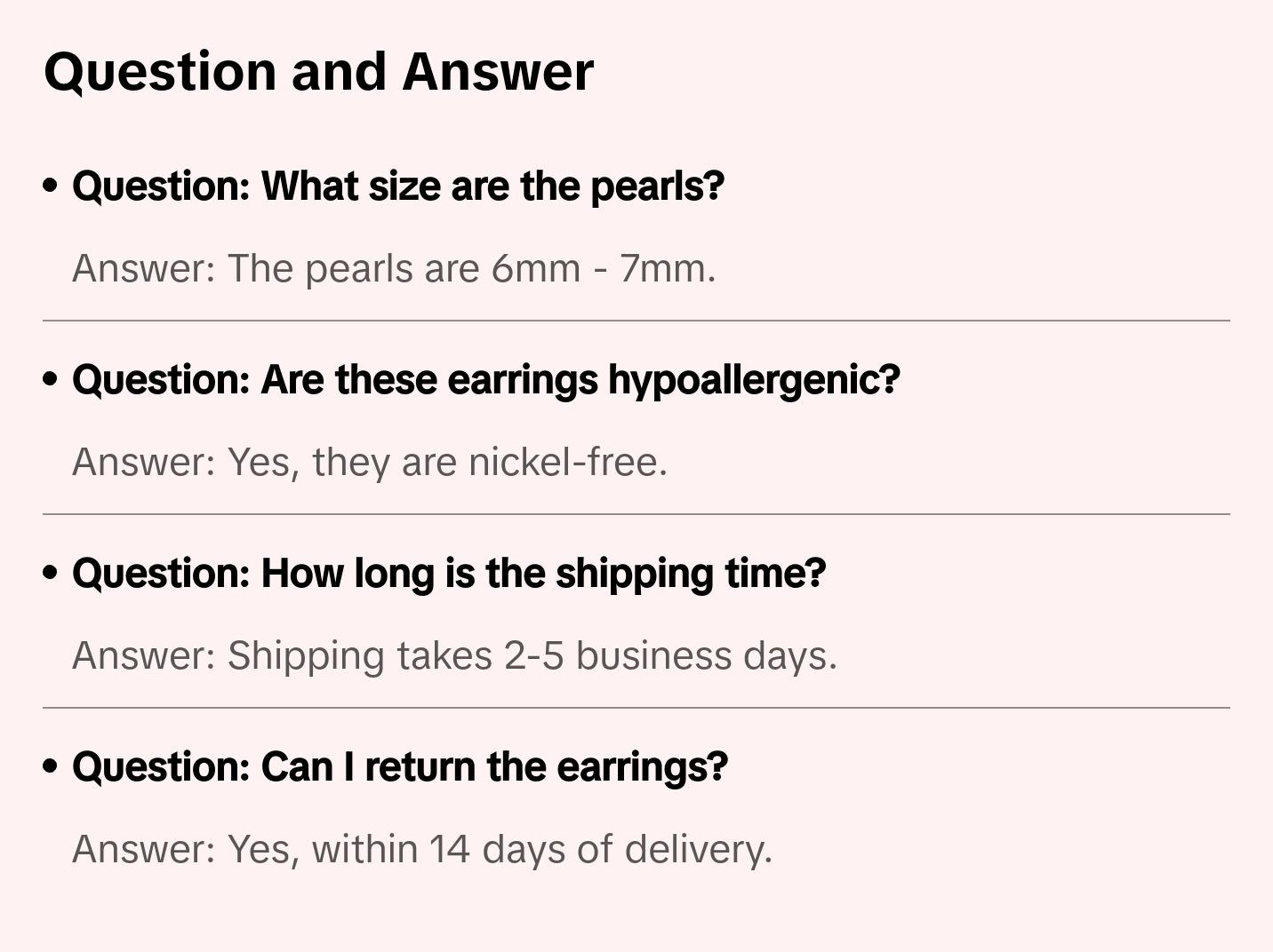 Black Freshwater 6mm Pearl Stud Earrings, Real Pearl Studs, Minimalist Style