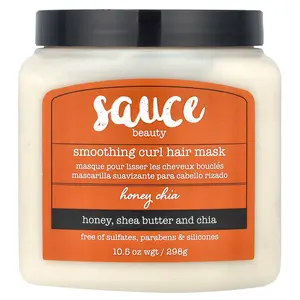 Sauce Beauty Smoothing Curl Hair Mask, Honey Chia, 10.5 oz (298 g)