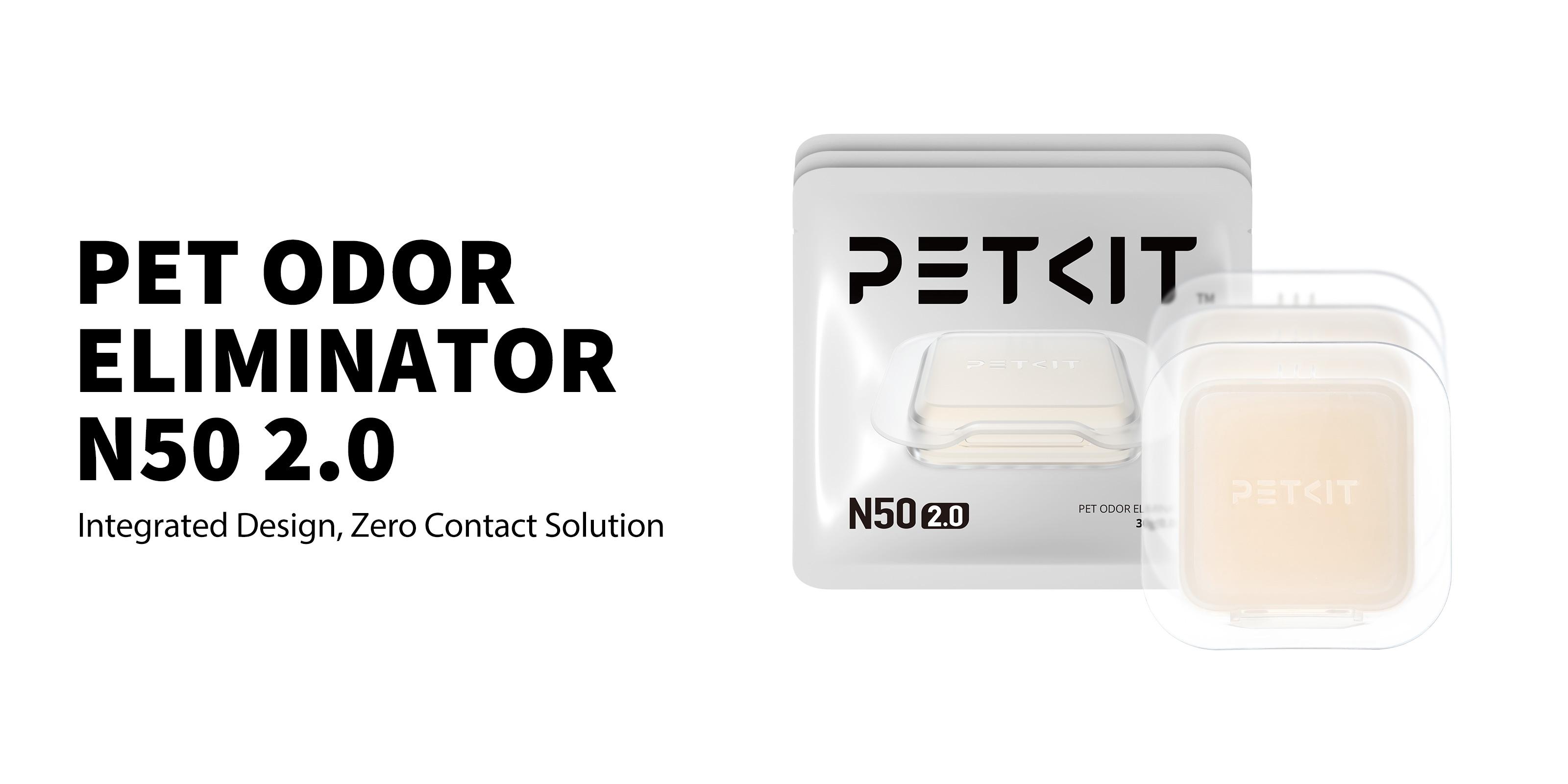 PETKIT N50 Odor Eliminator 2.0 - Exclusive for PuraMax Self-Cleaning Cat Litter Box, Cat Toilet Odor Control, Pack of 3