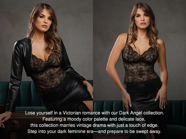 Popilush Elegant Sexy Lace Top Chic Womenswear Deep U Neck Tank Top Adjustable Straps for Women Overall Sleeveless Customized Basic Chic Comfortable Minimalist Elegant Lady Womenswear