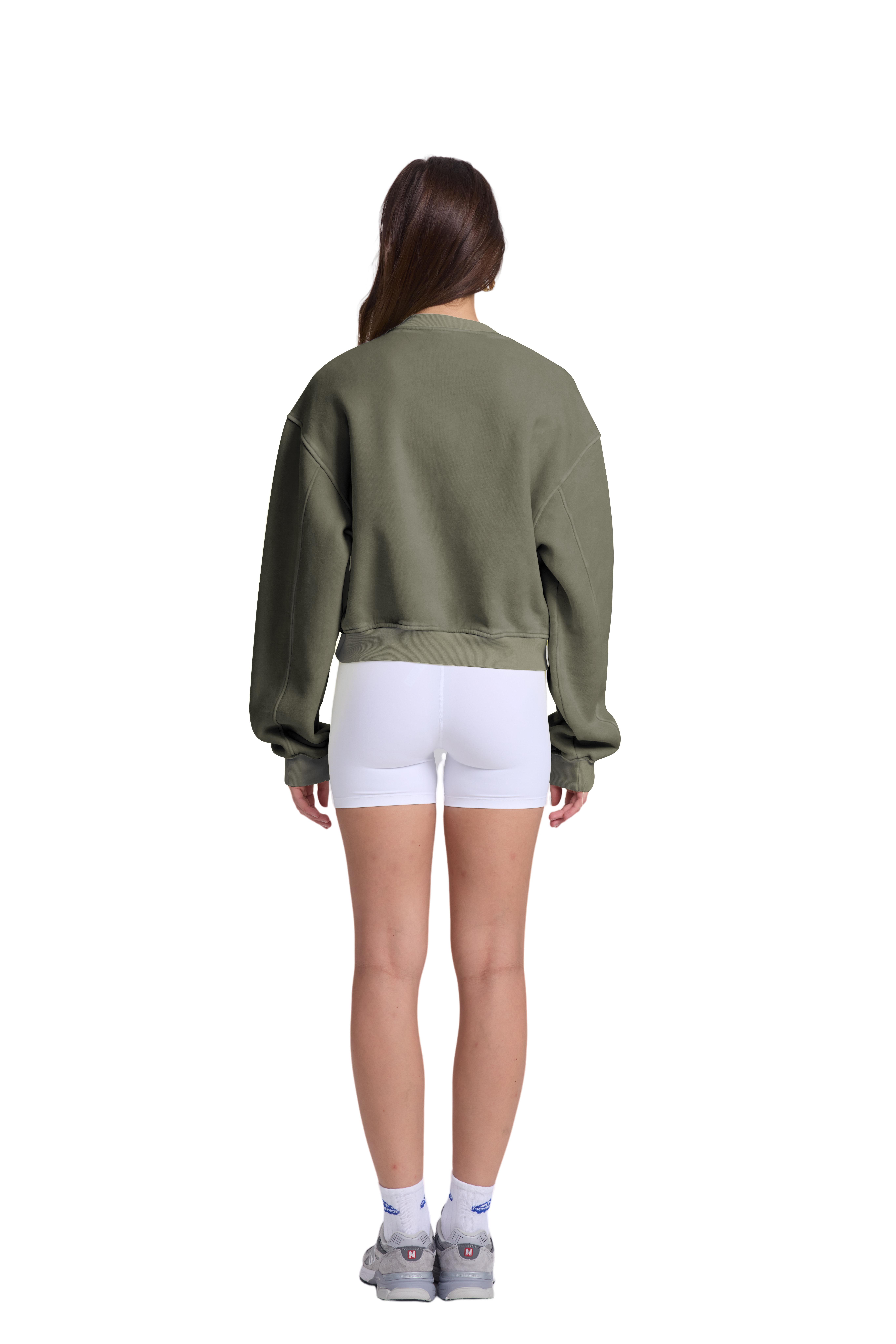 Hatant Womens Oversized V-neck Hoodie Crop Heavyweight Hoodies Vintage Acid Wash Hoodie Cotton Fleece Hoodies for Women