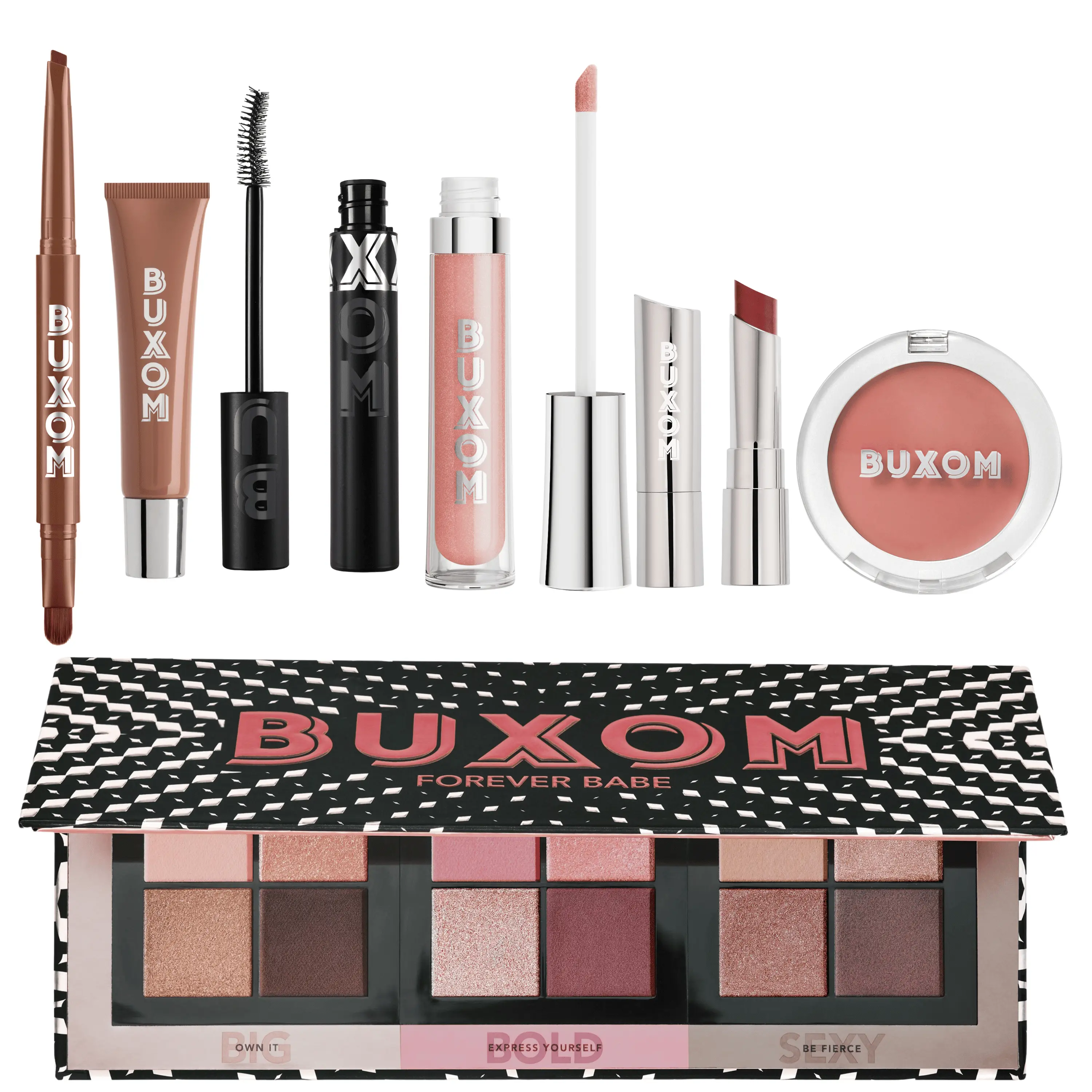 Pretty In Nudes Bundle - Best Selling Nude Plumping Lip Gloss, Lip Balm, Mascara, Fan Favorite Bundles