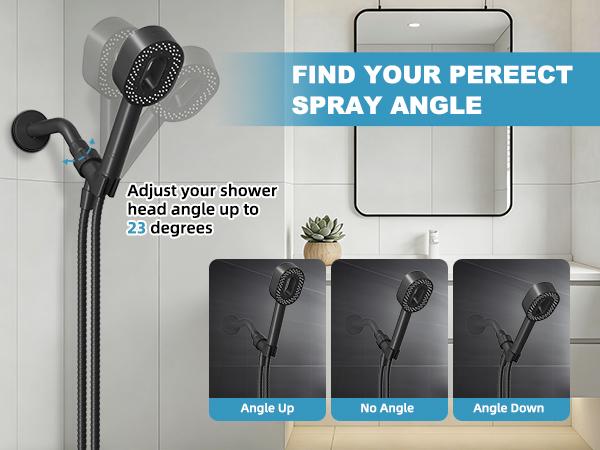 Hibbent Filtered Shower Head with Handheld, High Pressure Water Flow and Multiple Spray Modes Shower Head with Filter, 20 Stage Shower Filter，Water Softener Filters Beads for Hard Water -Remove Chlorine