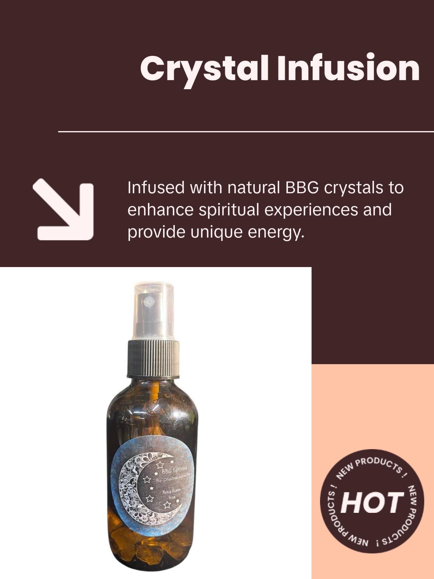 BBG Crystal Infused Spiritual Mist in Bayrum