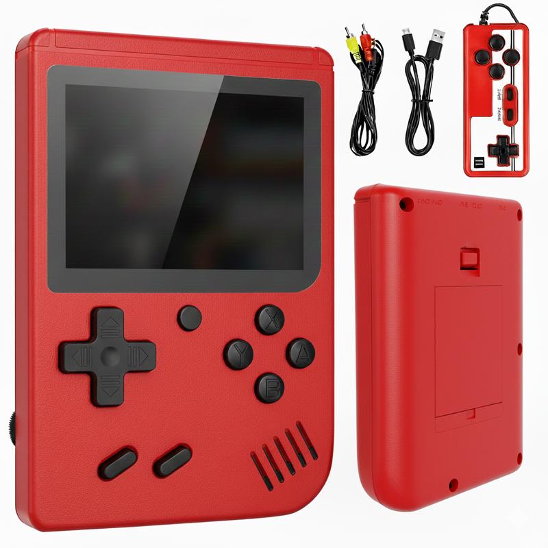 Portable Handheld Game Console with 400 Classical Games, Mini Retro Gamepad, Support for Connecting TV and Two Players, 1020mAh Rechargeable Battery