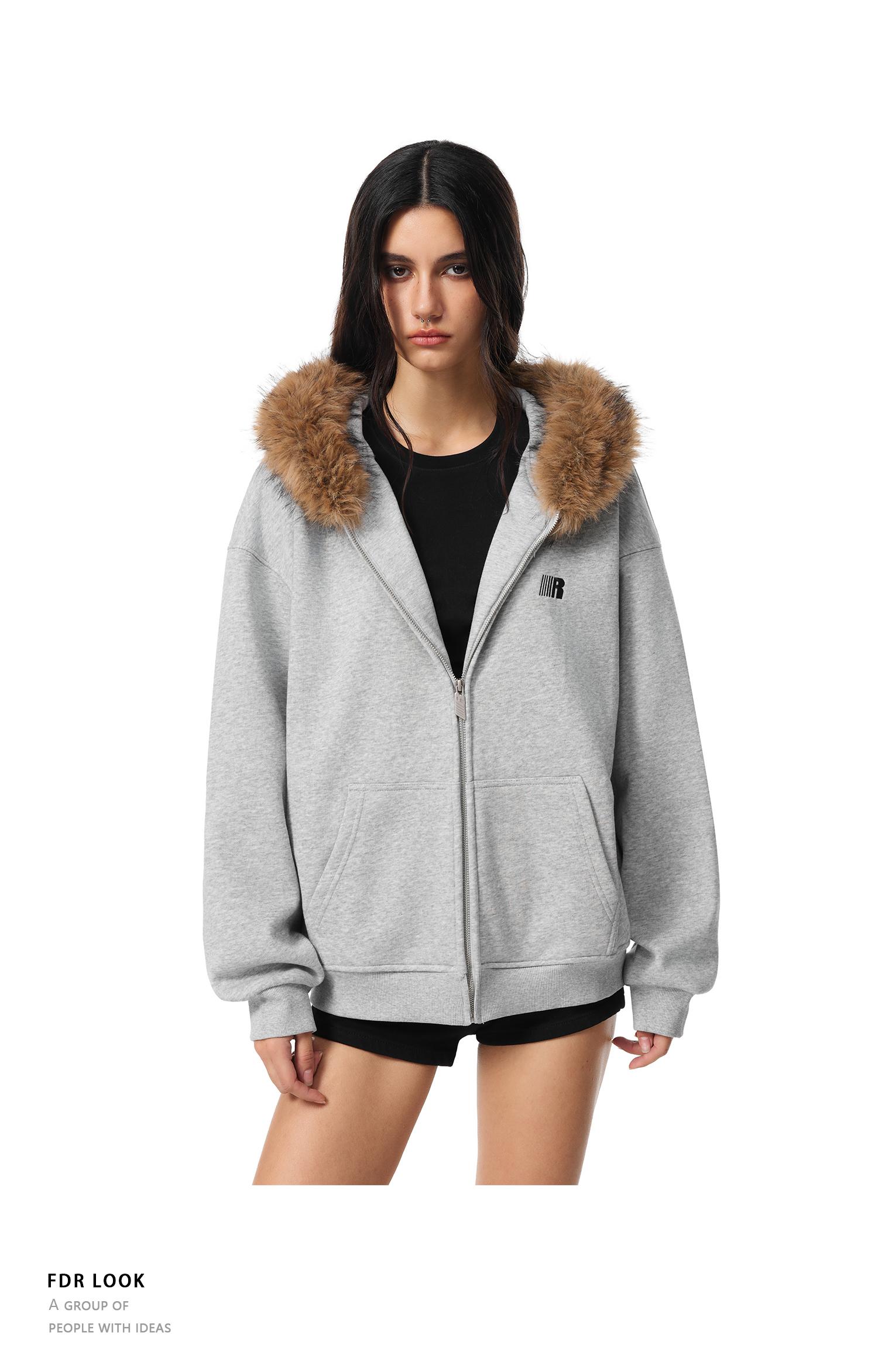トップス Eaphi FLUFFYPEPLUMVEST ANRABESS Women's Sweatshirt Sherpa Fuzzy Fleece Zip Up Hoodies
