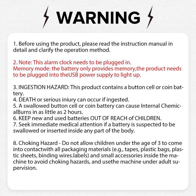 Intelligent Large Screen Digital Living Room Wall Clock with Remote Control, Battery Powered LED Wall Clock with Calendar Time and Temperature Display, Valentine's Day Gift, LED Alarm Clock, Digital Clock Decor