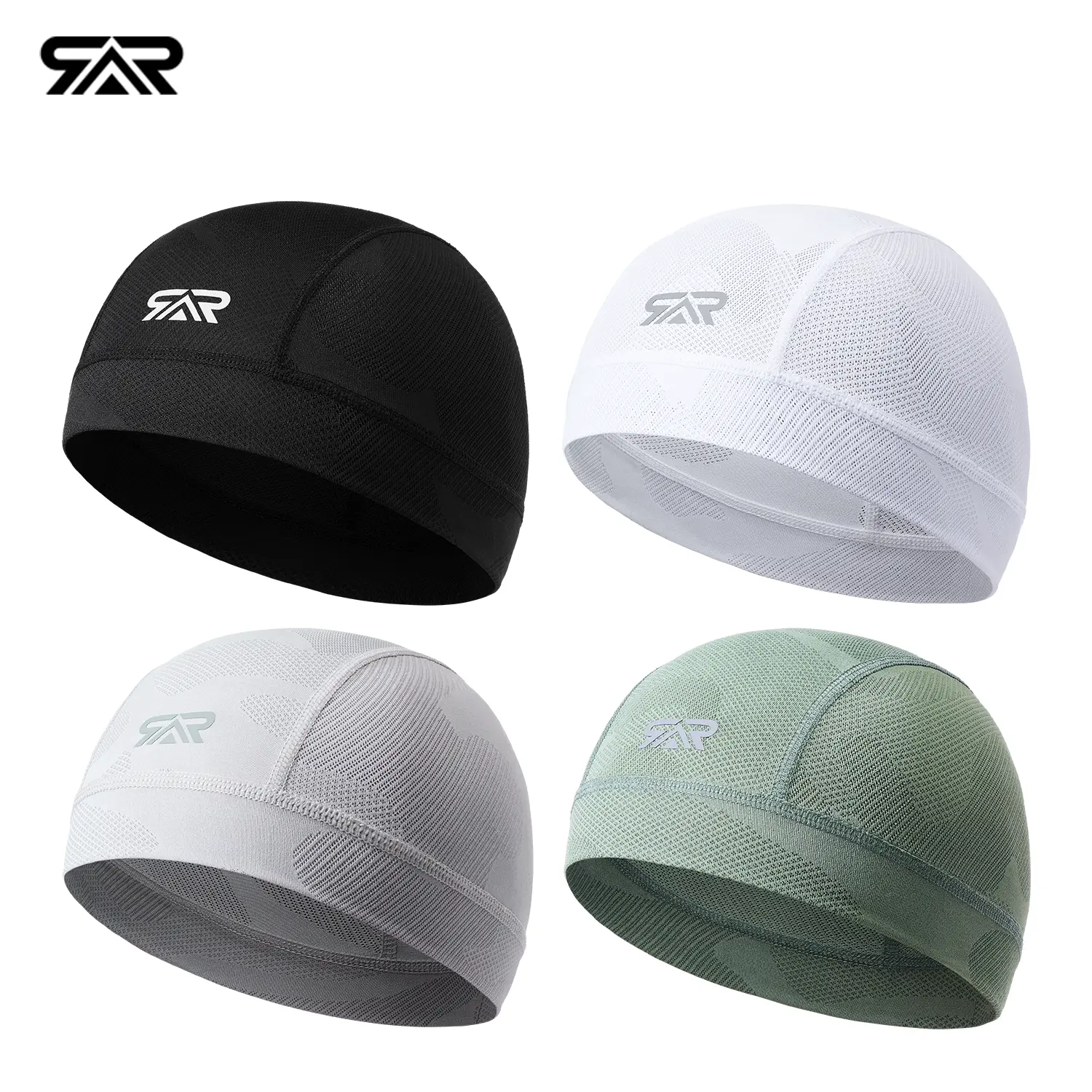 Cooling Helmet Liner Skull Cap - Breathable Mesh Sweat Wicking Hat for Cycling, Construction Hard Hats & Outdoor Work, Quick-Dry & Anti-Chafe, Skull Caps, Transpirable Skull Cap Sports & Outdoor Hats