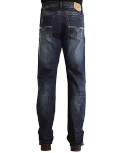Stetson Men's Modern Fit "V" Stitched Jeans Big And Tall - 11-004-1312-4020 Bu_T