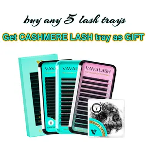 5 lash trays get a cashmere lashes tray 0.07mm giveaway
