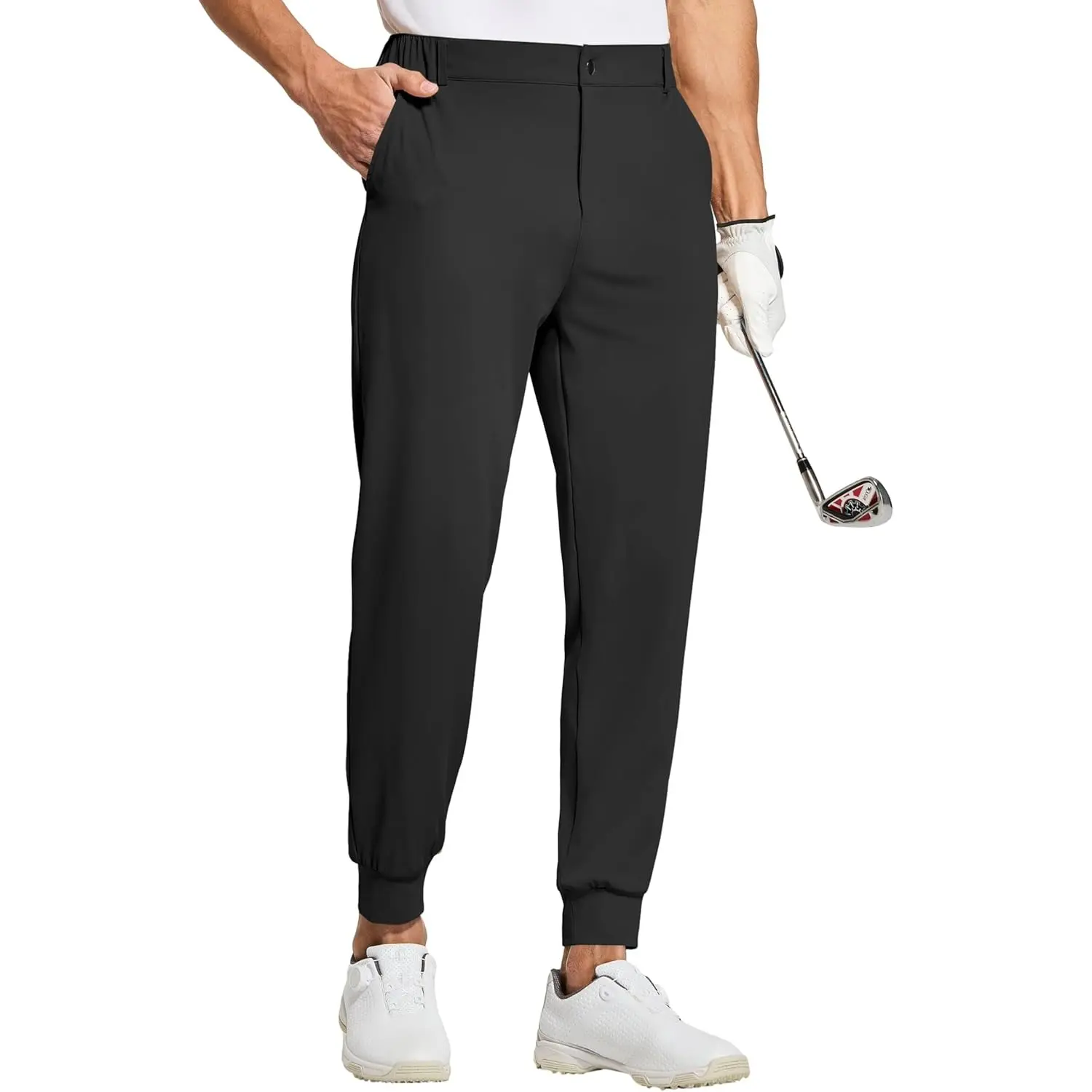 Men's Golf Joggers Pants Stretch Slim Fit Work Dress Pants Quick Dry Athletic Pants with Pockets Ankle banded pants - TikTok Shop Men's Golf Joggers Pants Stretch Slim Fit Work Dress Pants Quick Dry Athletic Pants with Pockets Ankle banded pants - TikTok Shop