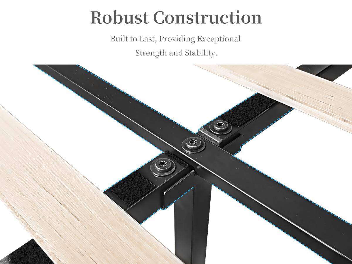 Sibeds Queen LED Bed Frame with Bookcase Storage Headboard, Galaxy Star Projector, 2 Storage Drawers, Noise-Free, Tall Tufted Headboard, No Box Spring Needed, PU Leather Black,Modern Design Home Interior Furniture