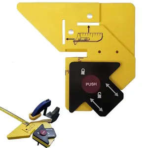 45-Degree Trim Gauge & Miter Guide Tool, Measuring & Marking Tool for Accurate Baseboard and Molding Cuts, Carpentry Layout Tool