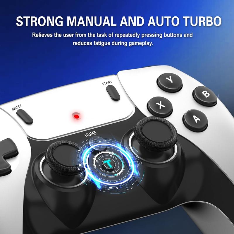 TV Game Stick Pro - 20,000+ Classic Games, 23 Emulators, 4K HDMI, 2 Wireless Controllers, 64GB TF Card, Plug & Play, Gift for Adults