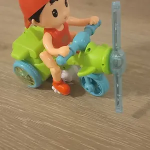 Cool Interactive Electric Tricycle Musical Stunt Toy, Sound Toys for Kids, Colorful Rotating Light and Sensor Toys, Best Gift for Birthday