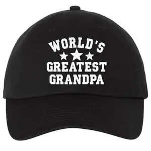 World's Greatest Grandpa Soft Cotton Dad Hat Baseball Hat for the World's Best Grandpa