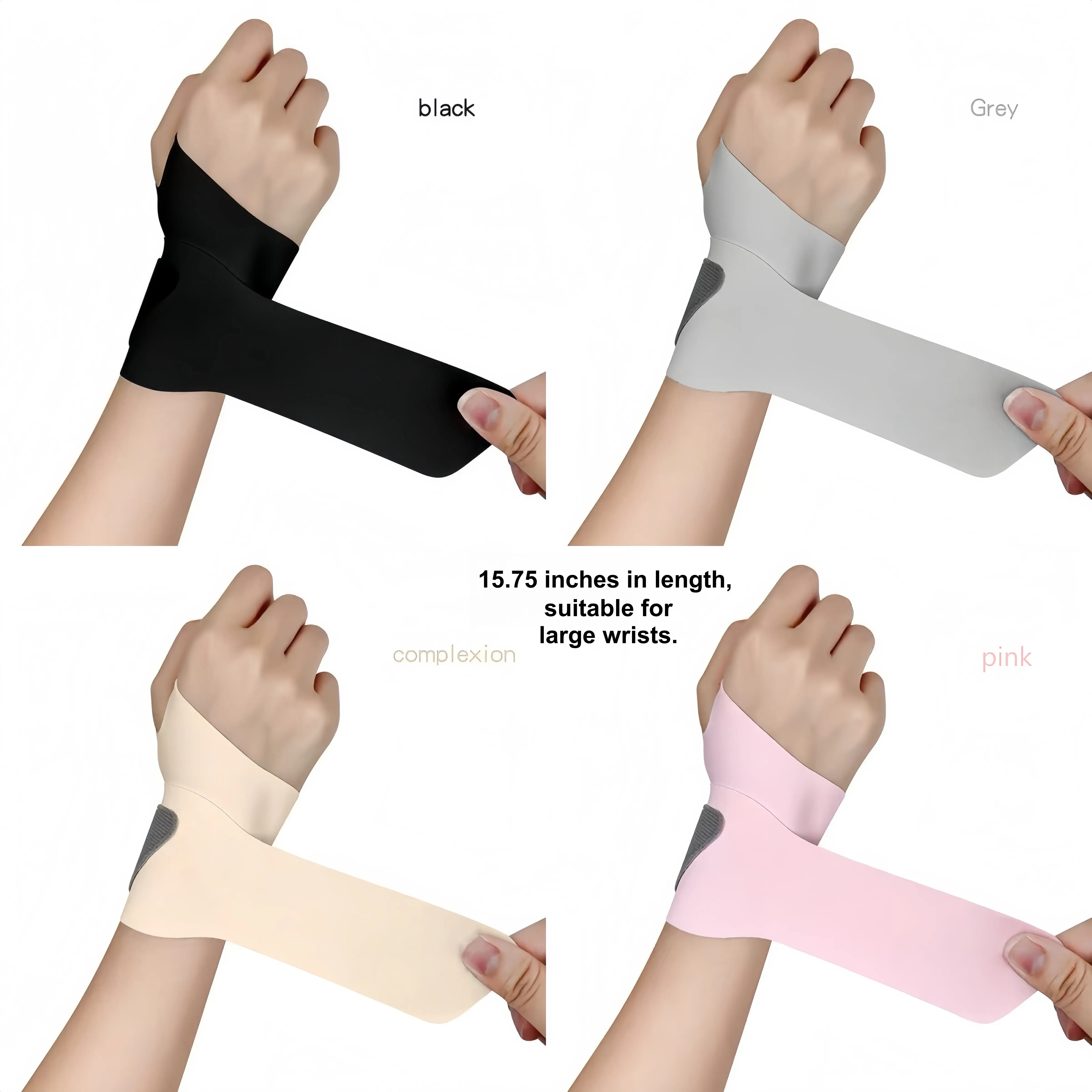 15.75 inches in length, suitable for large