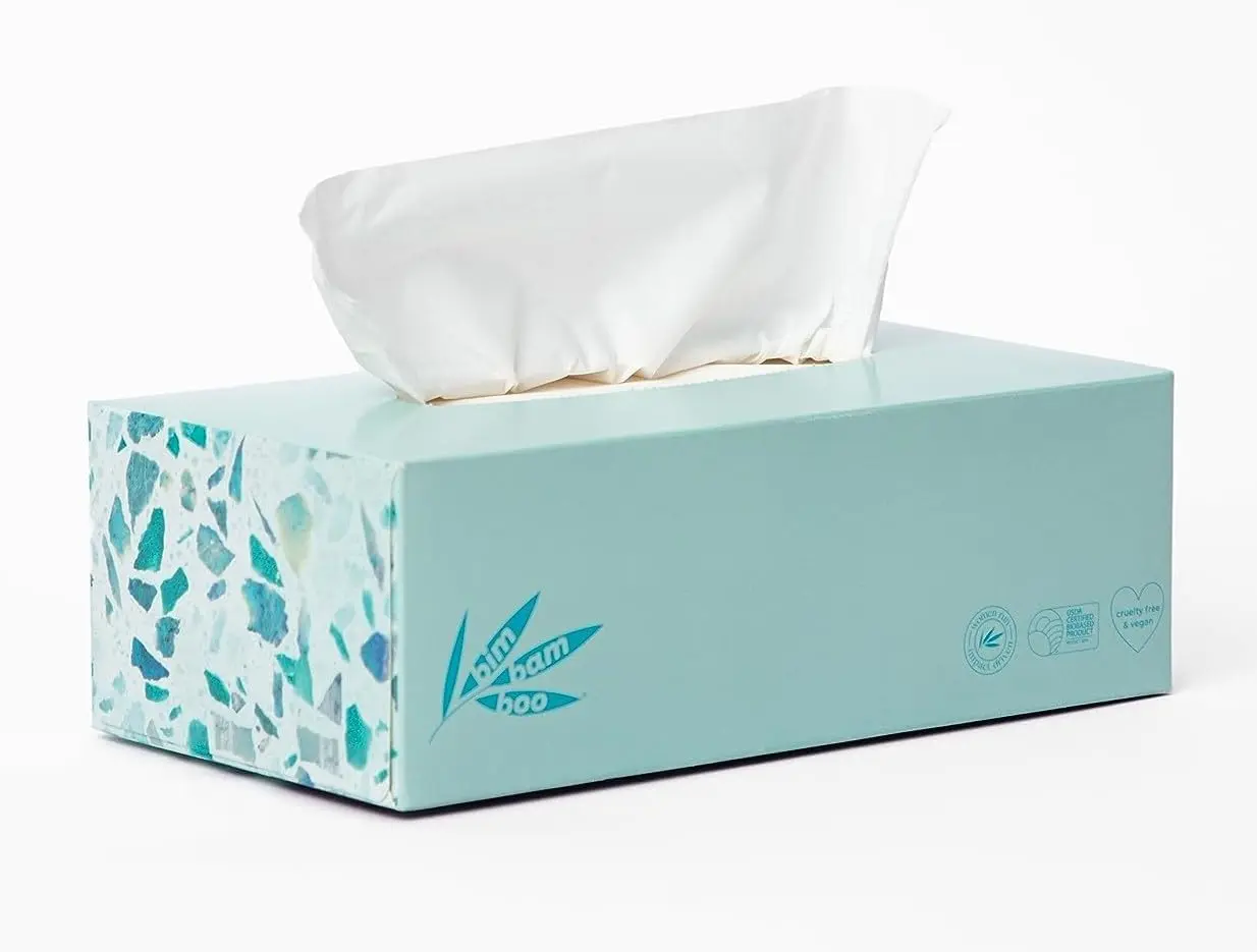 Bim Bam Boo Bamboo Facial Tissues, 115 CT