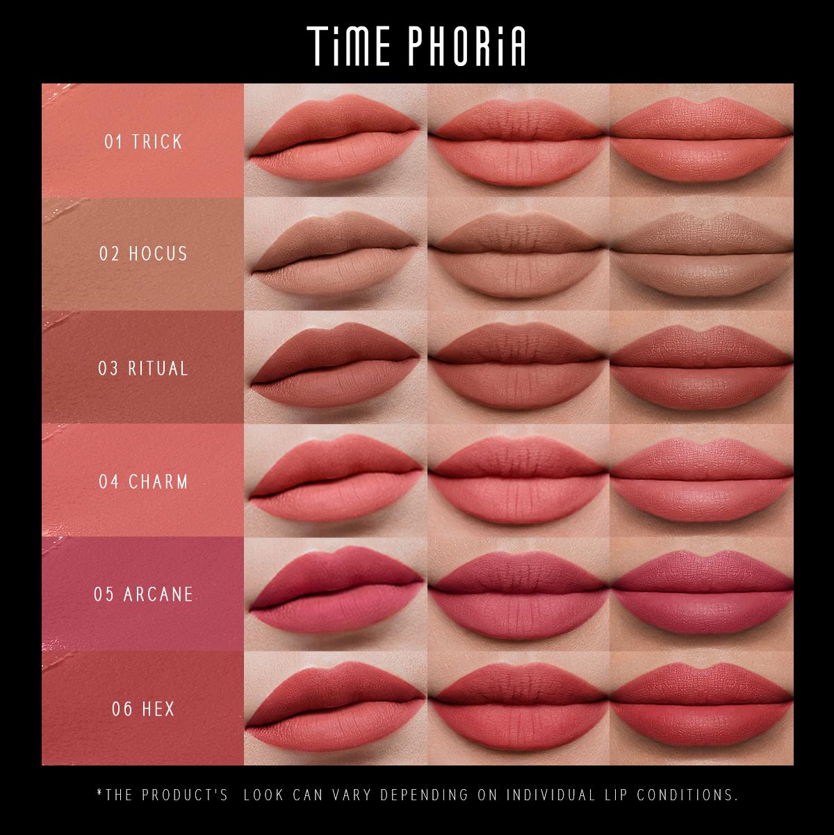 [TIMEPHORIA] Eternal Lip Matte -  Matte Finish Liquid Lipstick, Long Lasting Lip Stain, Waterproof and Transfer-proof Lip Tint, Longwear Mask-friendly, Lightweight, High Coverage, 4ML Compact Size, Lip Makeup & Cosmetic Product