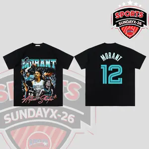 [Youth + Adult] Ja 12 - Ja Morant For Grizz Nation High-Quality 100% Cotton T-Shirt (Made In US), Beale Street Bears Hooper Shirt, Game Day Outfits, Gift For Basketball Kids Fans, Basketball Graphic Tee