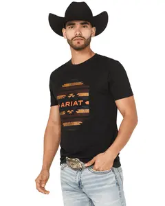 Ariat Men's Boot Barn Zapoteco Geo Print Logo Short Sleeve Graphic T-Shirt - 10073227