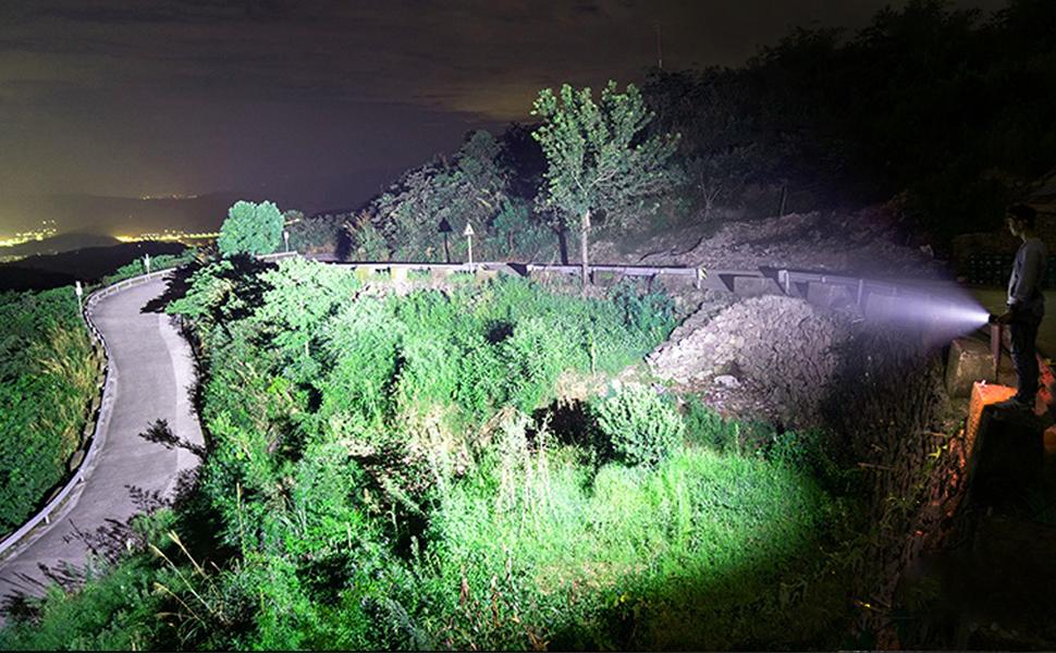 Rechargeable LED 90,000 High Lumens Flashlights,2 Pack Super Bright Flash Light with Cob,3 Modes Waterproof Powerful Flashlight for Home,Camping