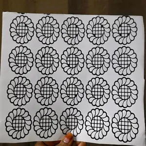 Henna Freestyle Pattern Stencil Sheet for Hand and Feet - individual strips for Temporary Tattoo & Casual Daily Design - Safe Easy to Use for Festive Events & Special Occasions