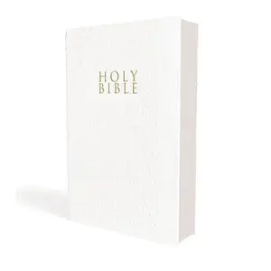 NIV, Gift and Award Bible, Leather-Look, White, Red Letter, Comfort Print Book