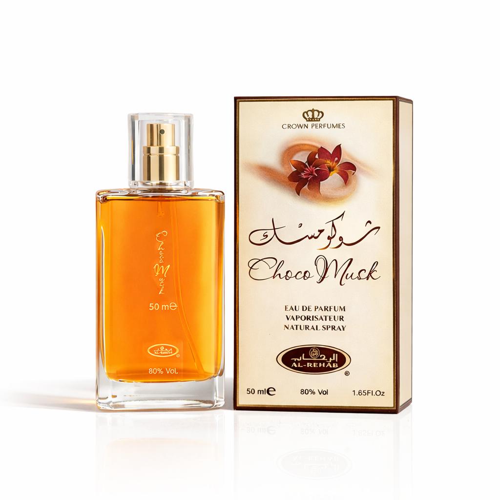 Al Rehab Choco Musk Eau de Parfum Spray 50ml 1.65 fl oz Unisex Perfume