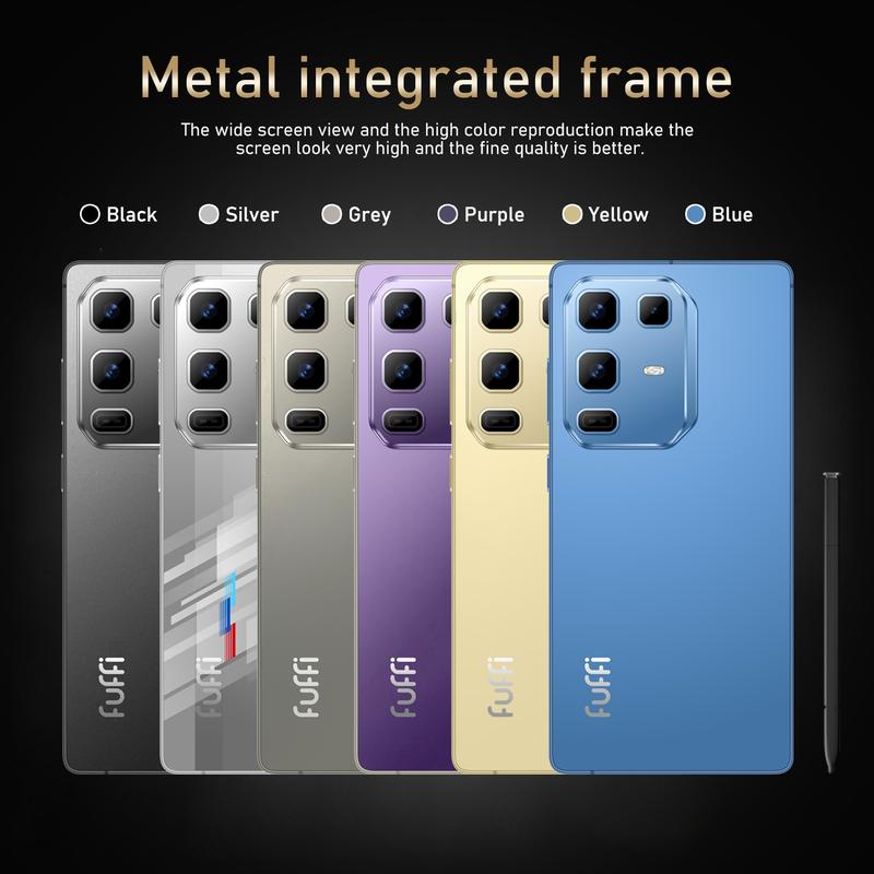 FUFFI 6.8-Inch Android Smartphone - 3GB RAM + 32GB ROM, 8+20MP Dual Camera - 4100mAh Battery, Android 12.0 Smart Touchscreen Phone- Unlocked 4G LTE Network, Dual SIM Cellphone