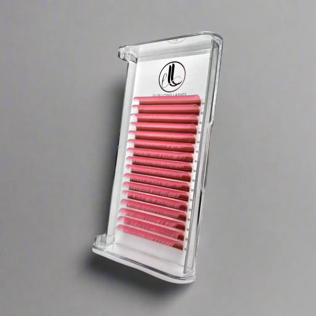 C & D Curl Cashmere Eyelash Extensions | 0.07 | Pink