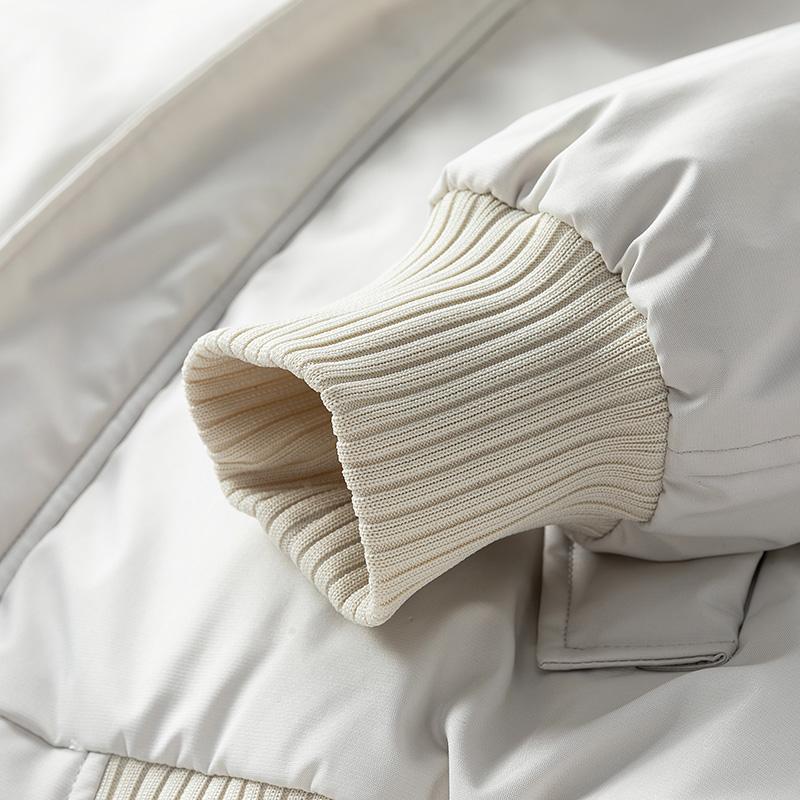 Winter Outdoor Parka Coat Fashionable Casual Warm Jacket with Fur Collar Polyester Fiber Filling for Men coat  Long Sleeve Stylish Menswear Soft Fleece Lining