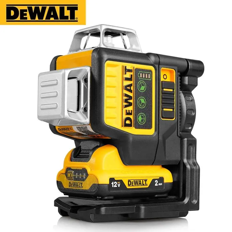 Dewalt DW089LG 12V Professional Green Laser Level, 12-Line, 3-Side, 360-Degree Vertical Self-Leveling Unit