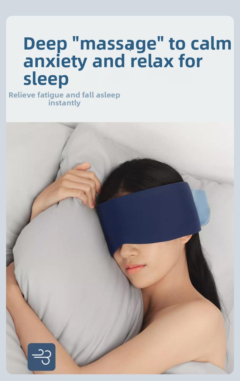 Sleep Mask Dual Fabric Fleece & Ice Silk Strap-free Velcro Design Easter gifts The Weighted Blanket For Your Eyes Side-Sleeping Friendly for Men & Women Lash Extension Friendly Valentines Day Women's day Gifts Exchange Party