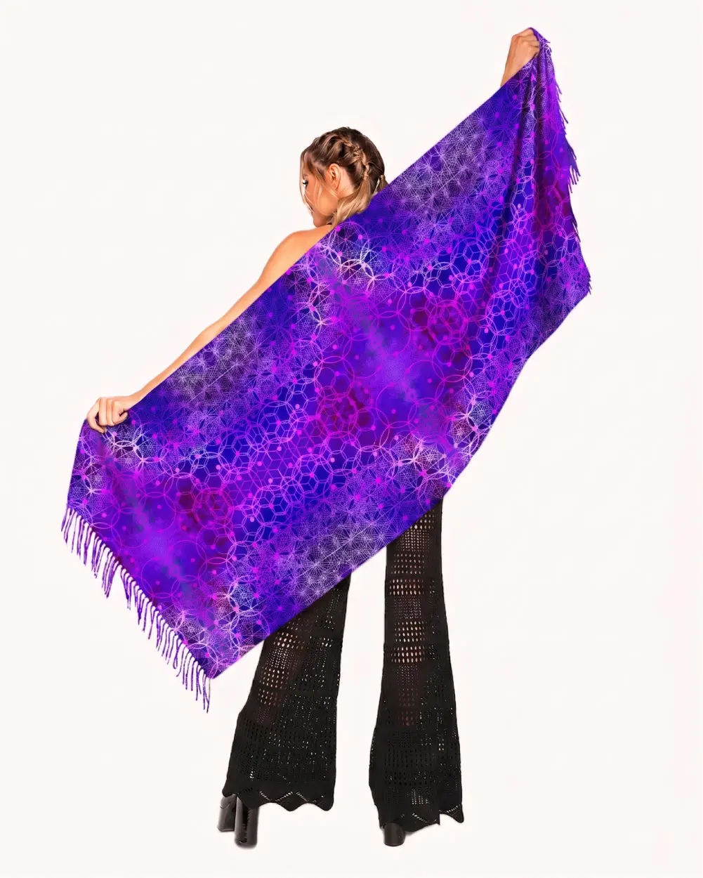 Violet Vibrations Pashmina
