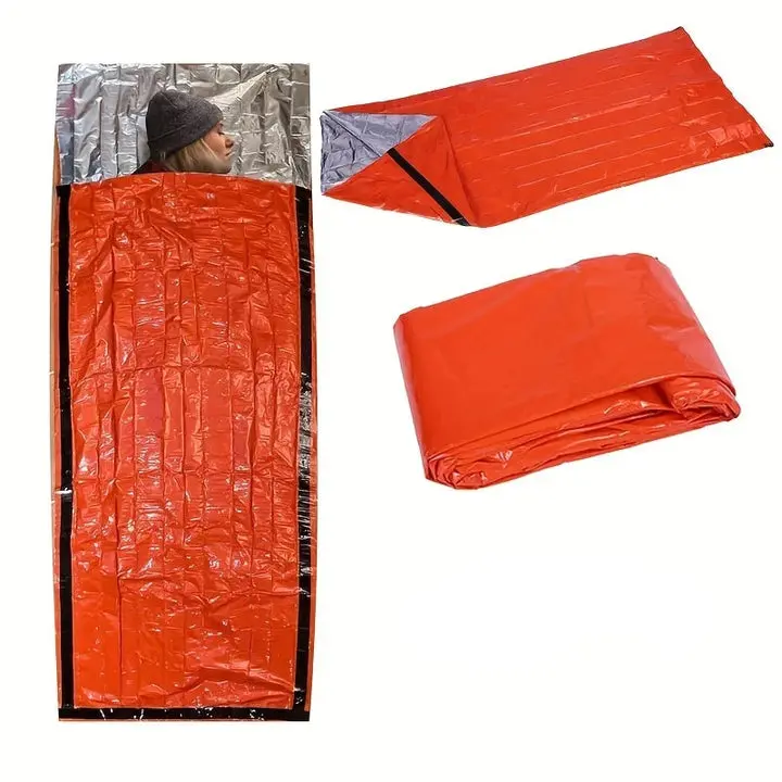 Emergency Sleeping Bag, Waterproof Survival Gear for Camping & Hiking Sports & Outdoor Activities