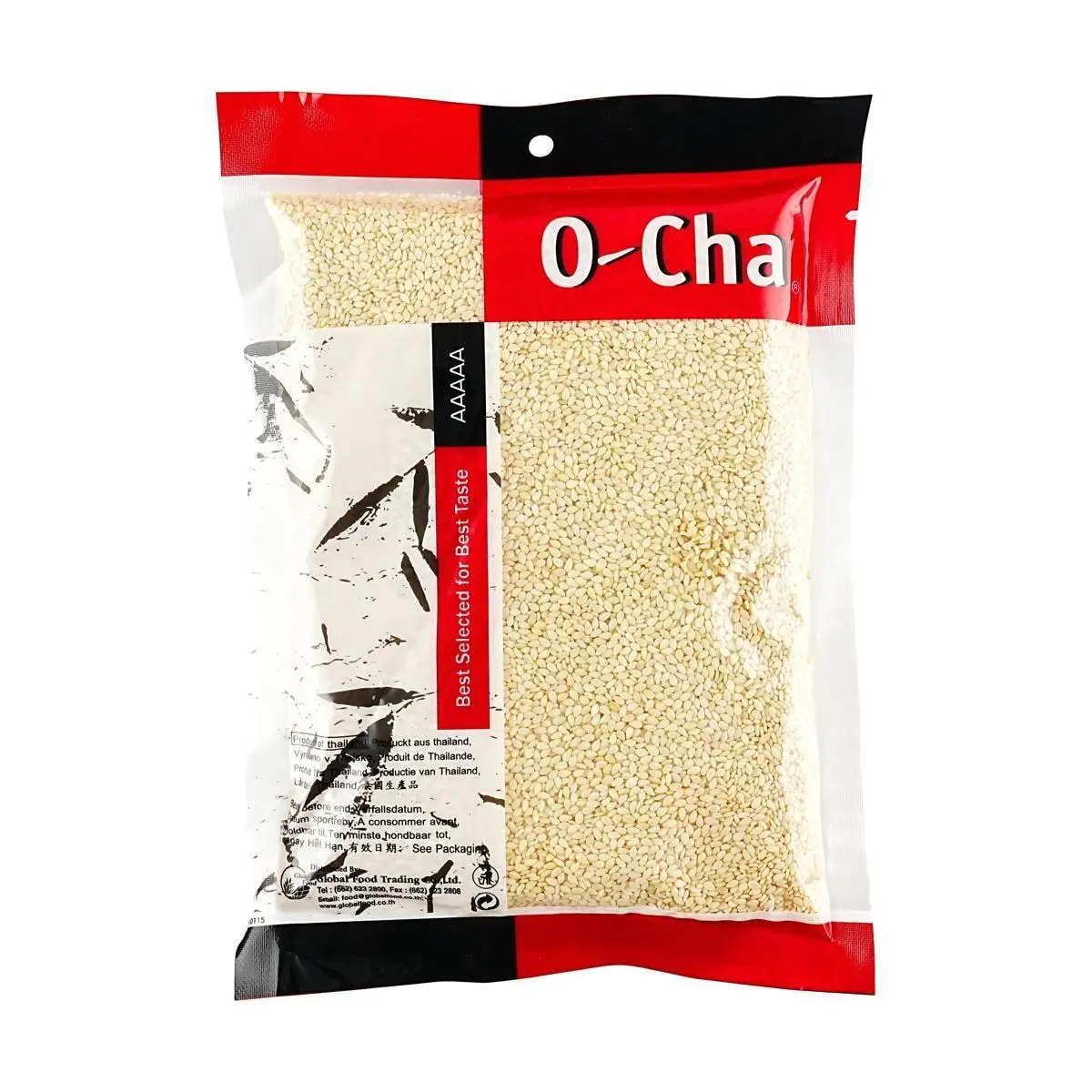 O-CHA White Sesame Seeds 200g for Baking Grilling Seasoning Topping