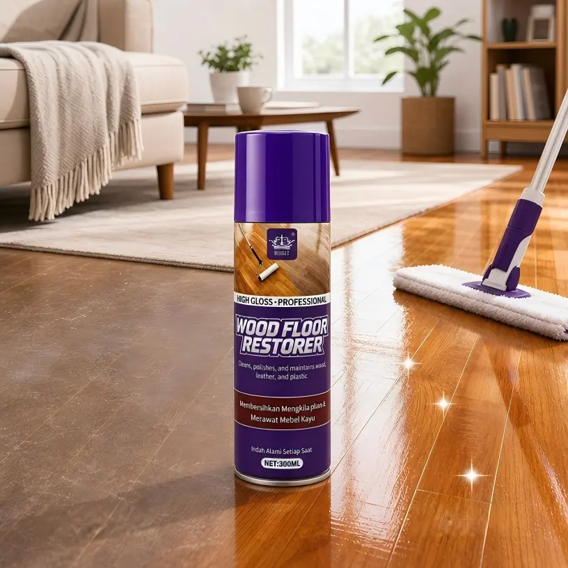 Hardwood Restorer & Floor Polish Wax, Household Items for DIY Users, High-Gloss Scratch Concealer, Abrasion-Resistant Water-Resistant Non-Slip Non-Greasy Finish, Deep Conditioning Care for Laminate Floors & Wood Furniture