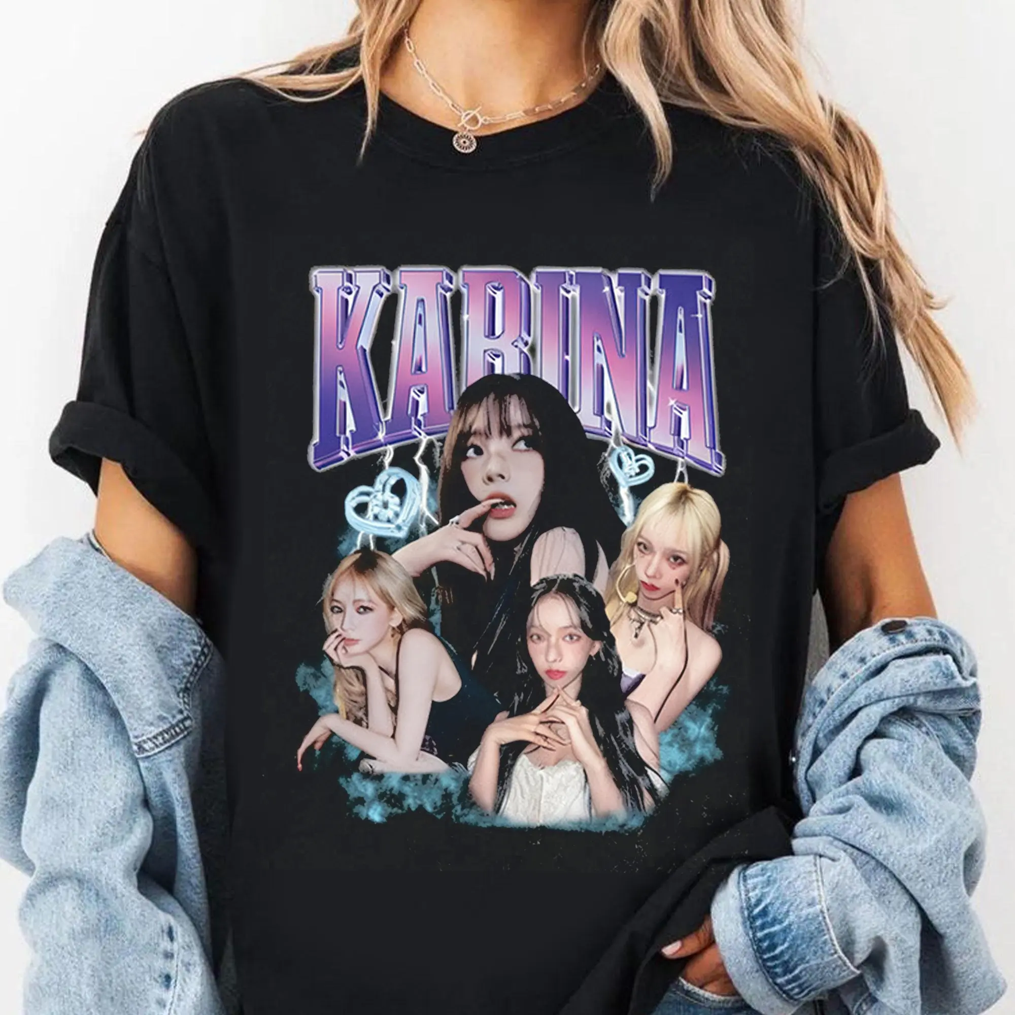 Karina Korean Idol Graphic Gift For Fans T Shirt
