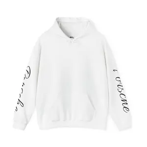 Vintage Porsche Car Hoodie | Script 'Porsche' Sleeve Graphics