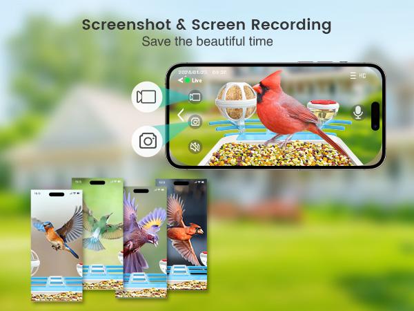Smart Bird Feeder with Camera Series – AI-Powered, Solar, 2K/2.5K HD, Auto-Bird ID, Motion Alerts, Perfect Gift for Bird Lovers Smart Bird Feeder with Camera Series – AI-Powered, Solar, 2K/2.5K HD, Auto-Bird ID, Motion Alerts, Perfect Gift for Bird Lovers