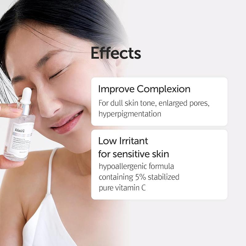 [Dear Klairs Official Shop] Freshly Juiced Vitamin Drop | 5% pure vitamin C serum, 35ml, 1.18oz | a potent skin rejuvenator, ascorbic acid , antioxidant serum for face, korean skincare Comfort Skin Repair Moisturizer Glow Vitamin Beginner Friendly