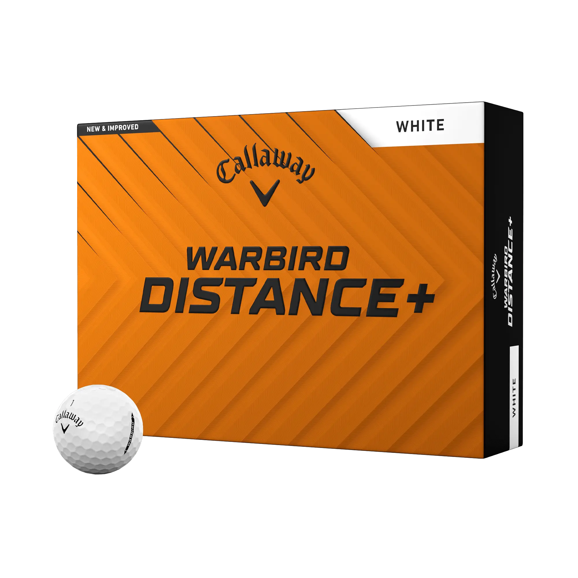 Callaway Golf Warbird Distance+ Golf Balls in White